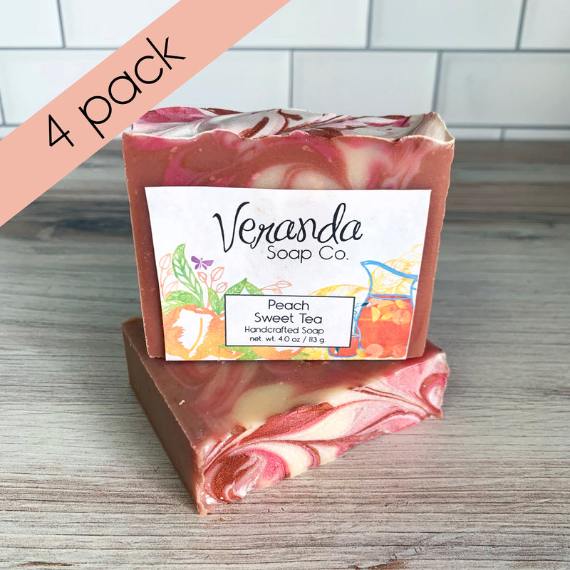 Peach Sweet Tea Soap Wholesale Case (4 pack)
