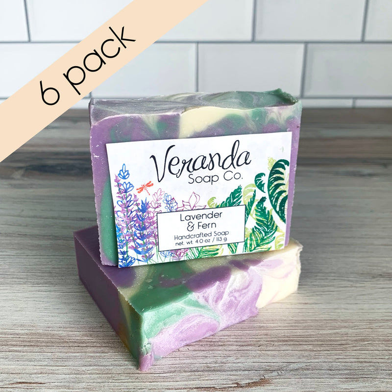 Lavender and Fern Soap Wholesale Case (6 pack)