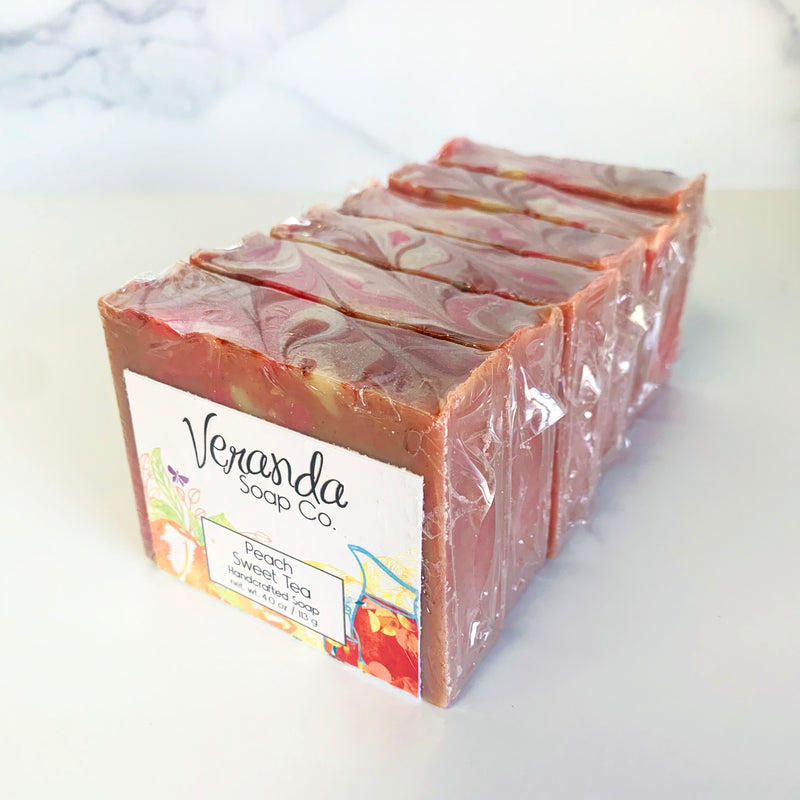 Peach Sweet Tea Soap Wholesale Case (4 pack)