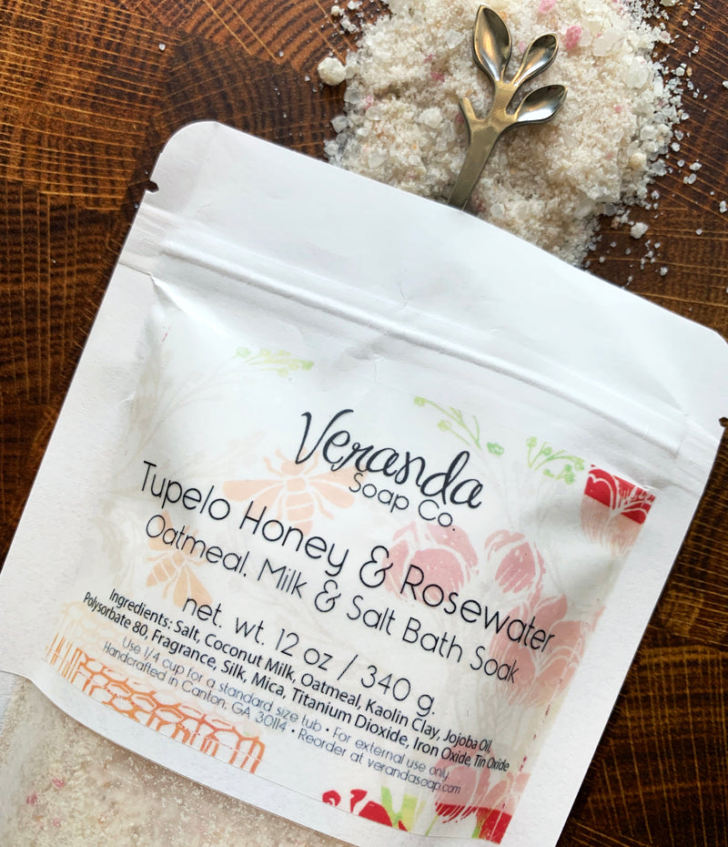 Tupelo Honey & Rosewater Bath Soak