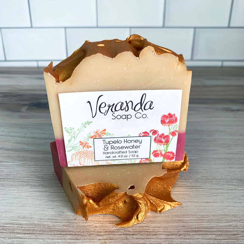 Tupelo Honey and Rosewater Soap